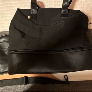 The Convertible Mini Weekender in Black